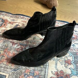 Patent Leather Marc Fisher Booties